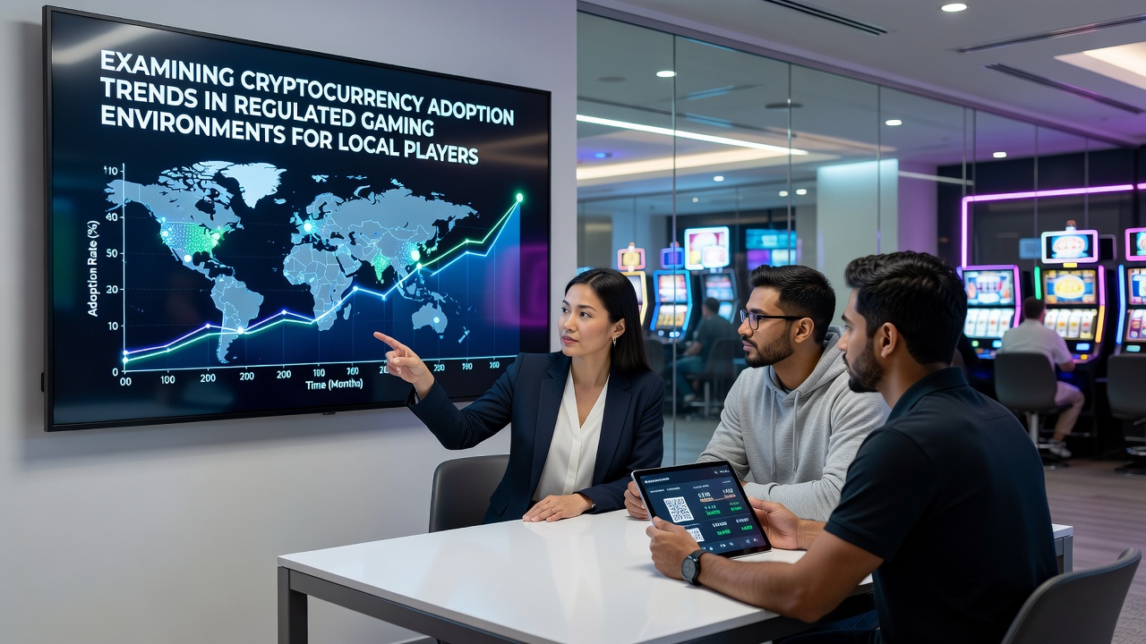Illustratie van beveiligde blockchain transacties in gereguleerde casino omgevingen